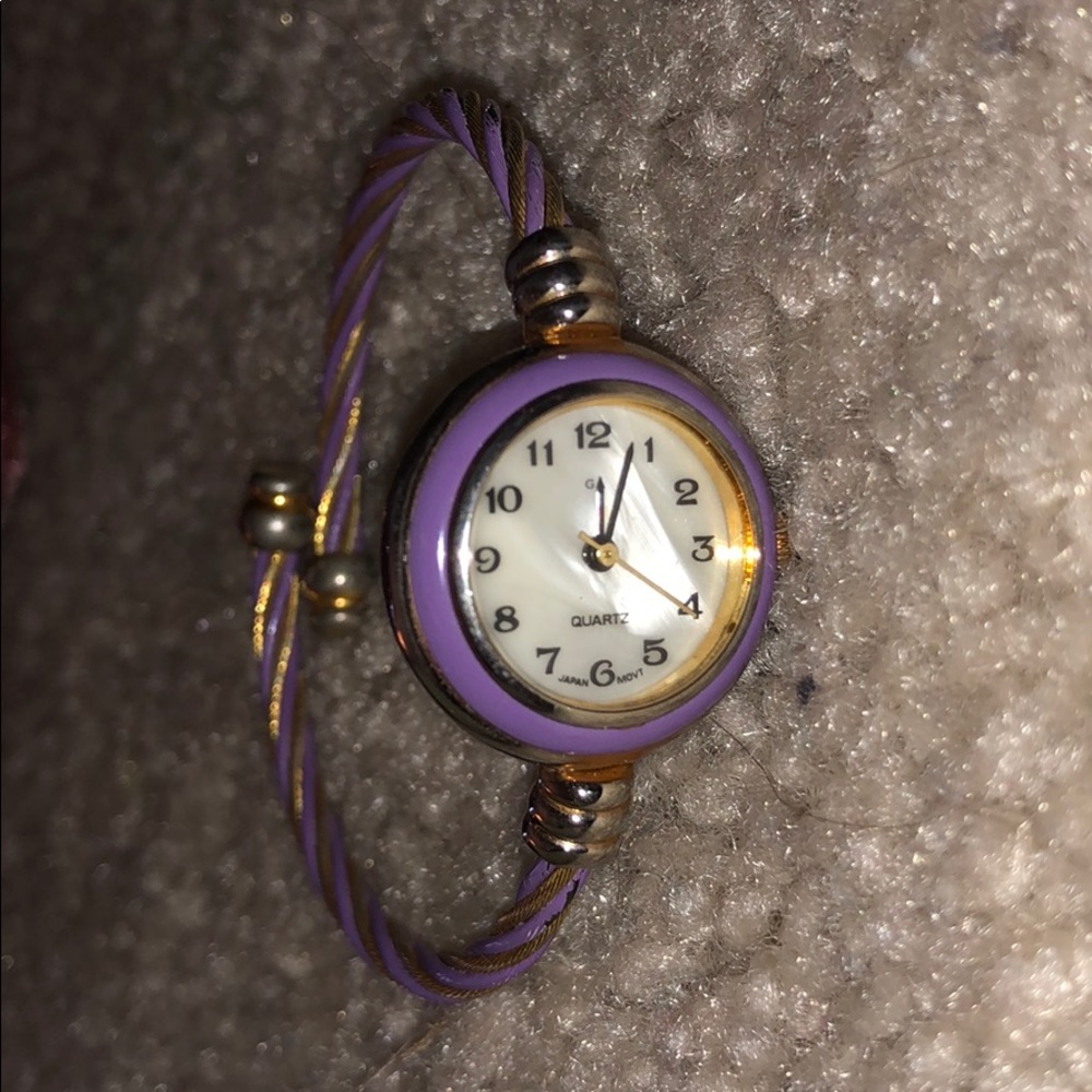 Purple Quartz Watch